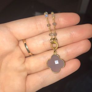 Purple Jewel Necklace